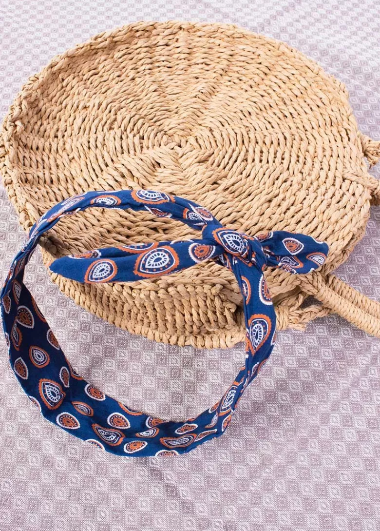 Bandeaux*Coton Du Monde Bandeau africain Twist 29 Marine