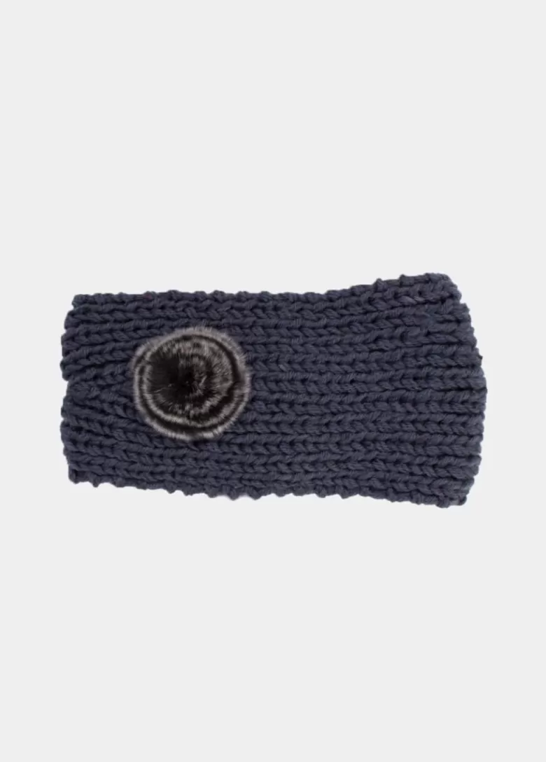 Bandeaux*Coton Du Monde Bandeau Pompon Gris
