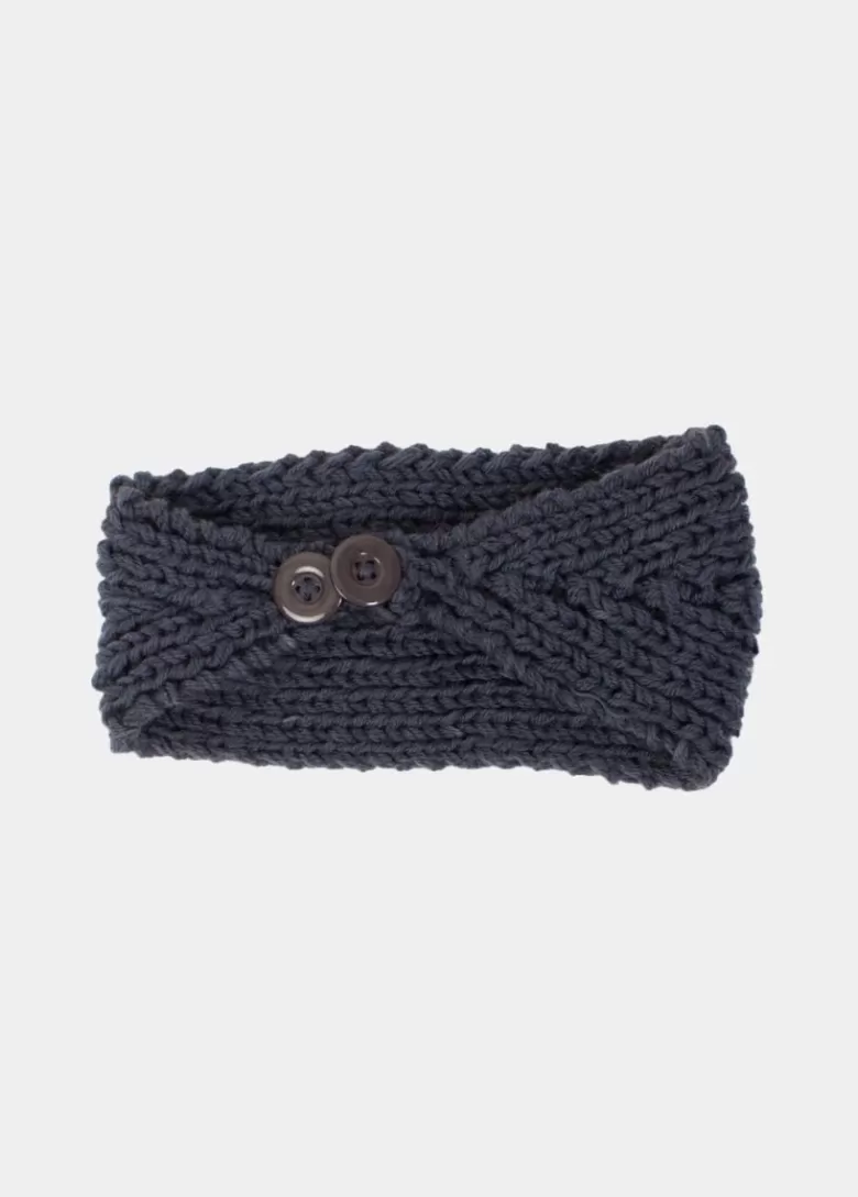 Bandeaux*Coton Du Monde Bandeau Pompon Gris