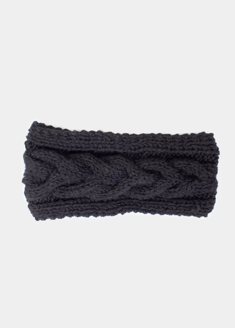 Bandeaux*Coton Du Monde Bandeau Tresse Noir