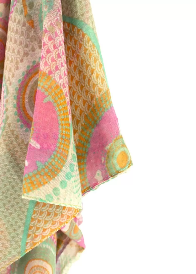 Echarpes / Foulards*Coton Du Monde Foulard Rosace Hippie Pastel